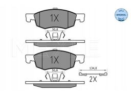 025 221 4317 Klocek Hamulcowy Kpl. Przód , Pasuje Do: Opel Corsa E, Co
