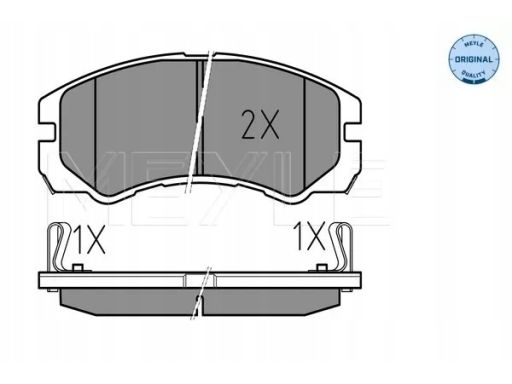 025 218 4516/W Klocek Hamulcowy Kpl. Przód , Pasuje Do: Isuzu Trooper