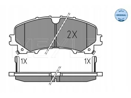 025 221 1716 Klocek Hamulcowy Kpl. Przód , Pasuje Do: Infiniti Q50, Q6