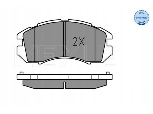 025 217 2517/W Klocek Hamulcowy Kpl. Przód , Pasuje Do: Daewoo Korando