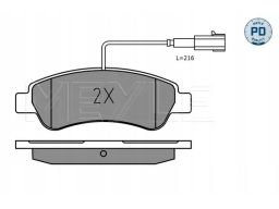 025 220 4119/Pd Klocek Hamulcowy Kpl. Tył , Pasuje Do: Citroen Jumper