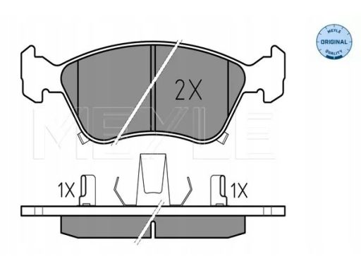 025 219 7617/W Klocek Hamulcowy Kpl. Przód , Pasuje Do: Toyota Avensis