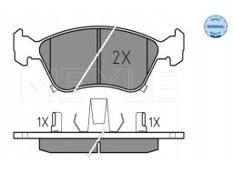 025 219 7617/W Klocek Hamulcowy Kpl. Przód , Pasuje Do: Toyota Avensis