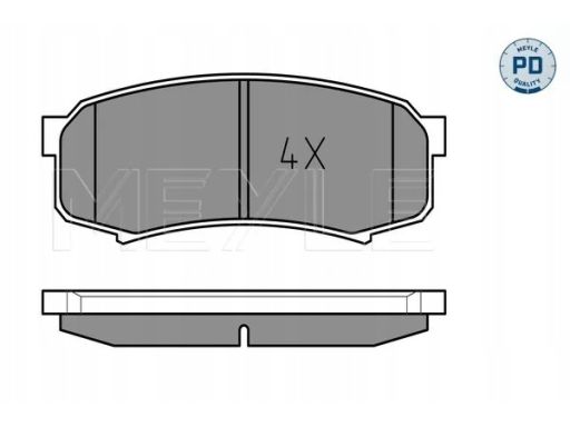 025 219 4715/Pd Klocek Hamulcowy Kpl. Tył , Pasuje Do: Lexus Gx,