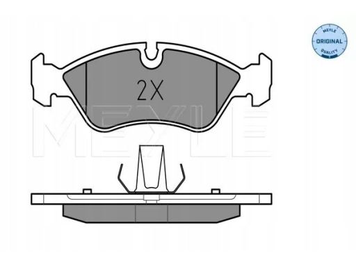 025 218 6217 Klocek Hamulcowy Kpl. Przód (Z Podkładką Wytłumiającą),