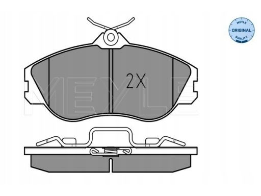 025 211 3819/W Klocek Hamulcowy Kpl. Przód , Pasuje Do: Audi 100 C3, 2