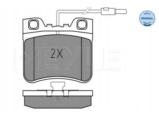 025 212 6717/W Klocek Hamulcowy Kpl. Przód , Pasuje Do: Citroen Ax, Sa