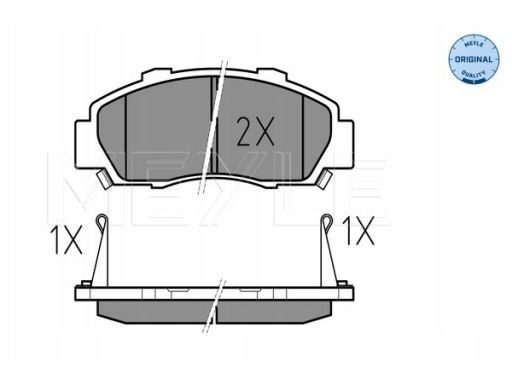 025 216 5118/W Klocek Hamulcowy Kpl. Przód , Pasuje Do: Honda Accord I