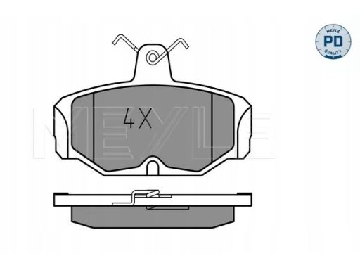 025 209 8113/Pd Klocek Hamulcowy Kpl. Tył , Pasuje Do: Ford Escort V,