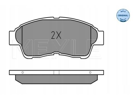 025 216 0117/W Klocek Hamulcowy Kpl. Przód (Z Podkładką Wytłumiającą),