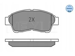 025 216 0117/W Klocek Hamulcowy Kpl. Przód (Z Podkładką Wytłumiającą),