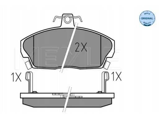 025 215 1518/W Klocek Hamulcowy Kpl. Przód , Pasuje Do: Honda Civic Vi