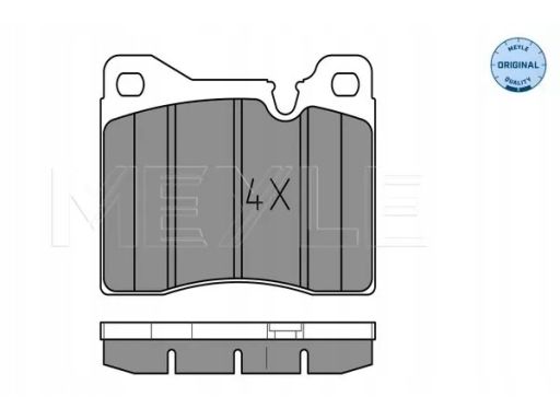 025 204 3715 Klocek Hamulcowy Kpl. Przód , Pasuje Do: Bmw 5 (E12), 6