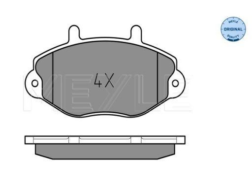 025 214 6918 Klocek Hamulcowy Kpl. Przód , Pasuje Do: Ford Transit,