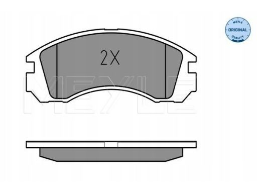 025 213 6315/W Klocek Hamulcowy Kpl. Przód , Pasuje Do: Citroen C-Cros