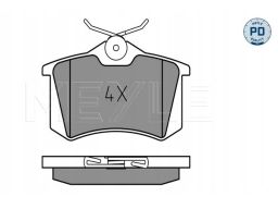 025 209 6115/Pd Klocek Hamulcowy Kpl. Tył , Pasuje Do: Nissan Micra Ii