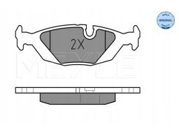 025 206 7516 Klocek Hamulcowy Kpl. Tył , Pasuje Do: Bmw 3 (E30), 5 (E2