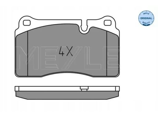 025 202 1717 Klocek Hamulcowy Kpl. Przód , Pasuje Do: Land Rover Range