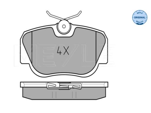 025 210 5517 Klocek Hamulcowy Kpl. Przód , Pasuje Do: Mercedes 190 (W2