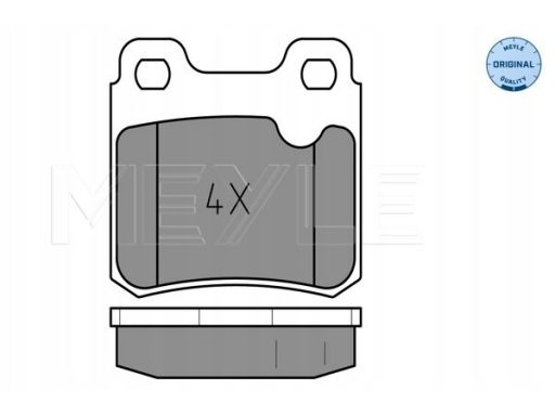 025 211 4015 Klocek Hamulcowy Kpl. Tył , Pasuje Do: Opel Astra F, Cali