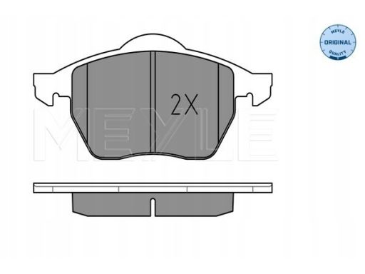025 219 1119 Klocek Hamulcowy Kpl. Przód , Pasuje Do: Audi A3, Tt, Sea