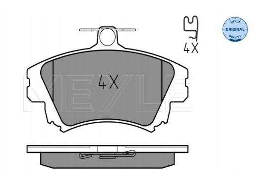 025 219 8317 Klocek Hamulcowy Kpl. Przód (Z Podkładką Wytłumiającą),