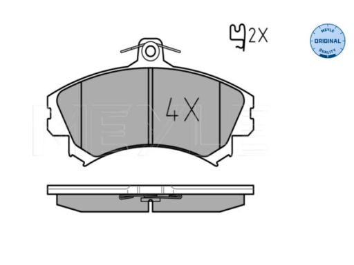 025 219 2015 Klocek Hamulcowy Kpl. Przód , Pasuje Do: Volvo S40 I, V40
