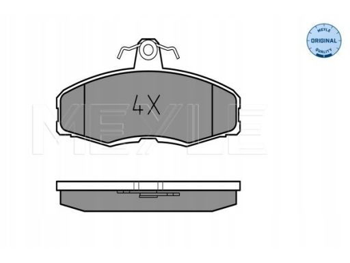 025 208 6117 Klocek Hamulcowy Kpl. Przód , Pasuje Do: Ford Sierra, Sie