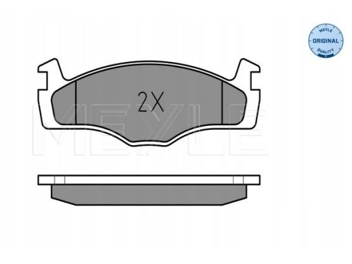 025 208 8717 Klocek Hamulcowy Kpl. Przód , Pasuje Do: Seat Cordoba,