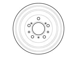 Db4023 Bęben Hamulcowy Tył Pasuje Do: Alfa Romeo Ar 6, Citroen C25, Ju