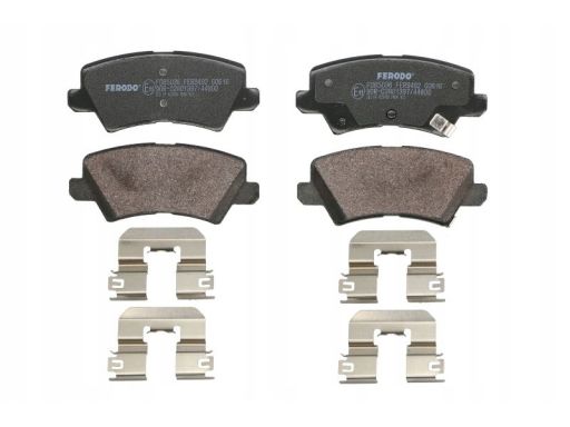 Fdb5036 Klocek Hamulcowy Kpl. Tył (Z Dodatkami), Pasuje Do: Kia Picant