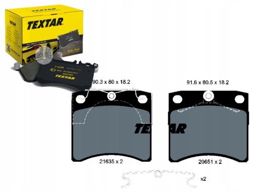 2163501 Klocek Hamulcowy Kpl. Przód , Pasuje Do: Vw California T4 Camp