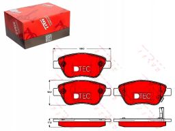 Gdb1700Dte Klocek Hamulcowy Kpl. Ceramiczny Przód , Pasuje Do: Fiat Do