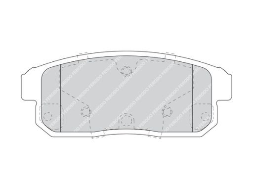 Fdb1759 Klocek Hamulcowy Kpl. Tył , Pasuje Do: Mazda Rx-8, Nissan Aven