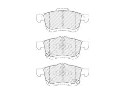 Fdb5020 Klocek Hamulcowy Kpl. Przód (Bez Dodatków, Z Zamkiem), Pasuje