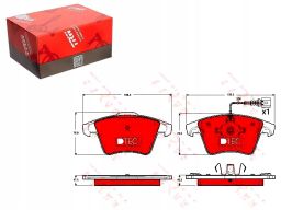Gdb1556Dte Klocek Hamulcowy Kpl. Ceramiczny Przód , Pasuje Do: Vw