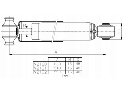 Monv2160 Amortyzator Tył L/P Pasuje Do: Ford Transit V363 2.0D/2.0Dh/2