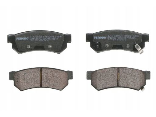 Fdb5283 Klocek Hamulcowy Kpl. Przód , Pasuje Do: Chevrolet Lacetti,