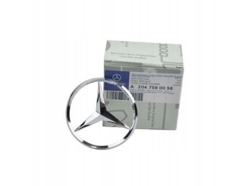 Emblemat Klapy Tył Gwiazda Mercedes W204 Sedan A2047580058