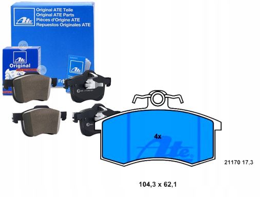 13.0460-2965.2 Klocek Hamulcowy Kpl. Przód , Pasuje Do: Jeep Grand