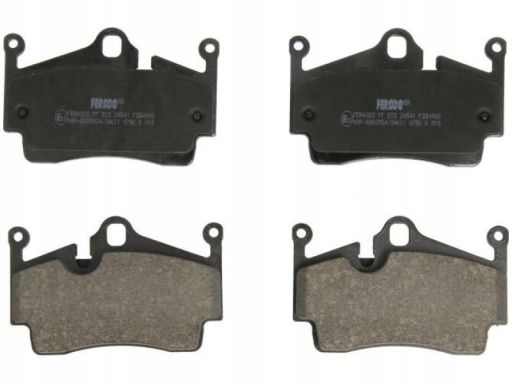 Fdb4965 Klocek Hamulcowy Kpl. Tył , Pasuje Do: Porsche 718 Boxster, 71