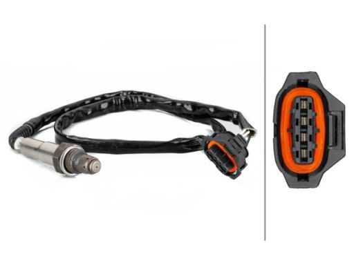 6Pa009 166-501 Sonda Lambda (Liczba Przewodów 4, 660Mm) Pasuje Do: Ope