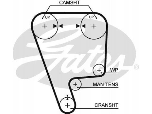 Gatt227Rb Pasek Rozrządu Pasuje Do: Chrysler Cirrus, Daytona, Es, Le