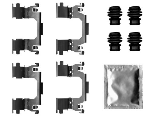 82543800 Zestaw Montażowy Klocka Hamulcowego Przód Pasuje Do: Renault