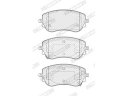 Fdb5370 Klocek Hamulcowy Kpl. Przód , Pasuje Do: Abarth 500E, Fiat 500