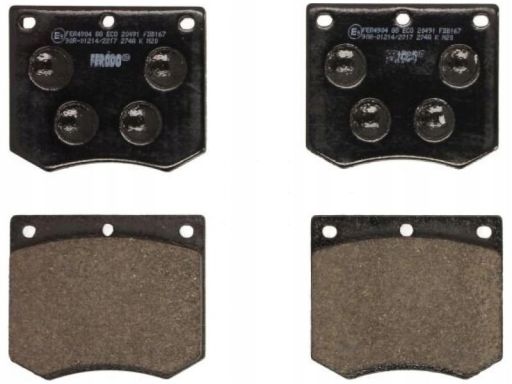 Fdb167 Klocek Hamulcowy Kpl. Przód , Pasuje Do: Ford Capri Iii, Escort