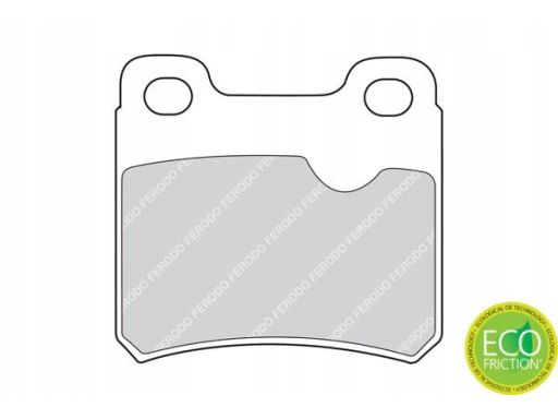 Fdb586 Klocek Hamulcowy Kpl. Tył , Pasuje Do: Opel Ascona C, Astra F,