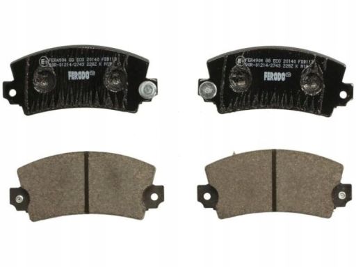 Fdb113 Klocek Hamulcowy Kpl. Przód , Pasuje Do: Aro 240-244, Dacia 121