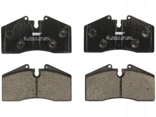 Fdb560 Klocek Hamulcowy Kpl. Przód/Tył (Bez Dodatków), Pasuje Do: Audi