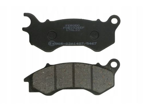 Klocek Hamulcowy Kpl. Klocki Hamulcowe Przód, Droga, Eco Friction-Ef